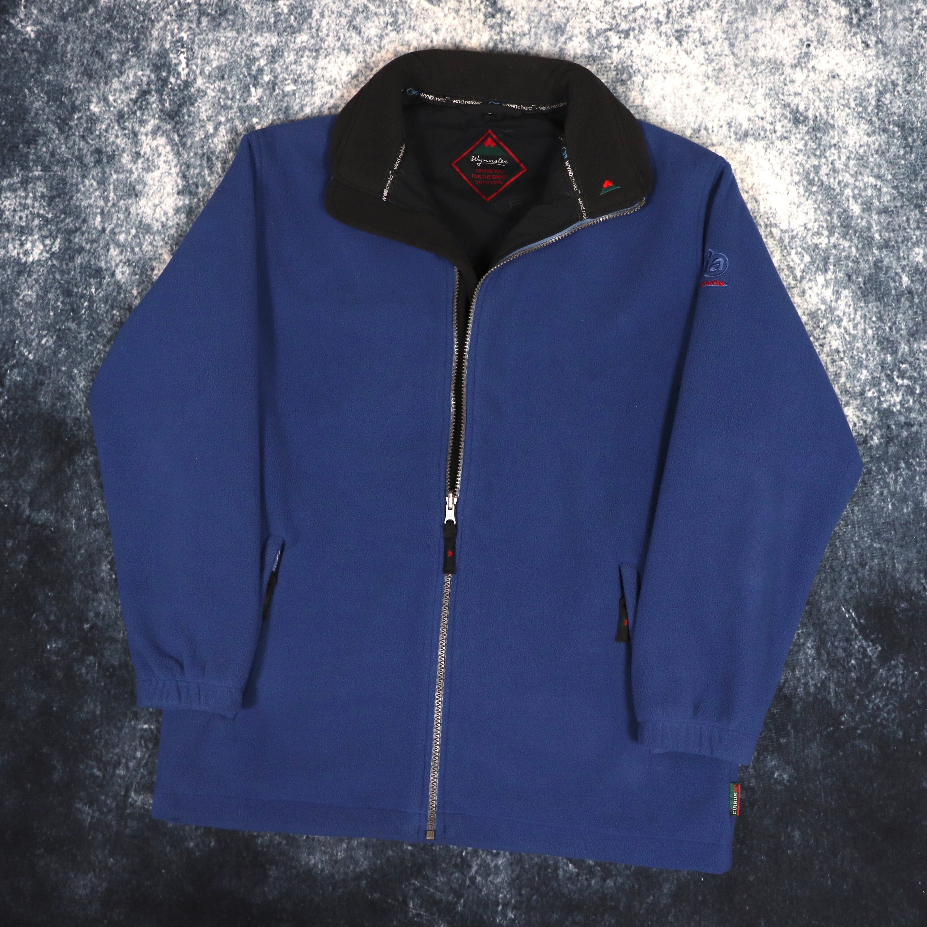 Vintage Blue Wynnster Fleece Jacket Small Etsy Ireland