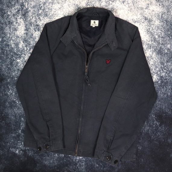 Vintage Wash Navy Lyle Scott Jacket Medium Etsy Canada