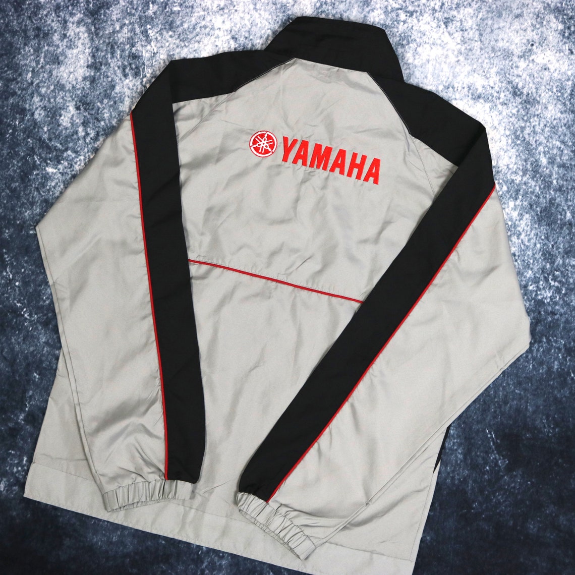 Vintage Grey & Black Yamaha Windbreaker Jacket Medium - Etsy UK