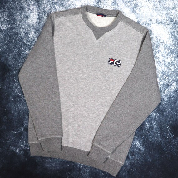 Grey fila sweatshirt sales
