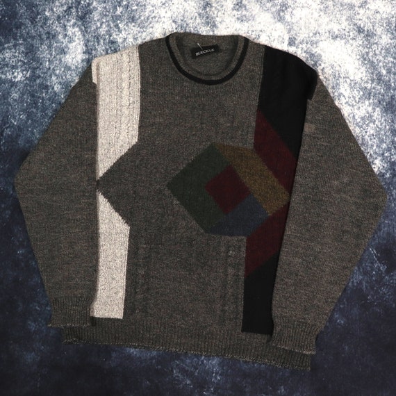 90s colour block jumper sale