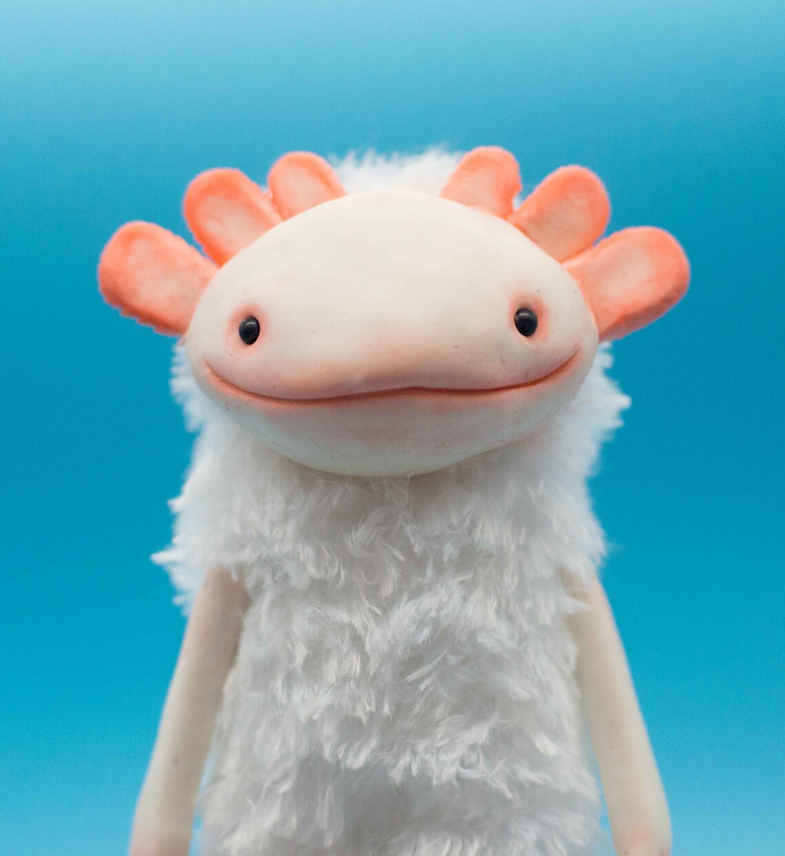 Soft toy axolotl handmade Axolotl doll interior Axol the | Etsy