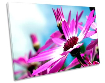 Wild Flowers Floral CANVAS WALL ART Picture Print