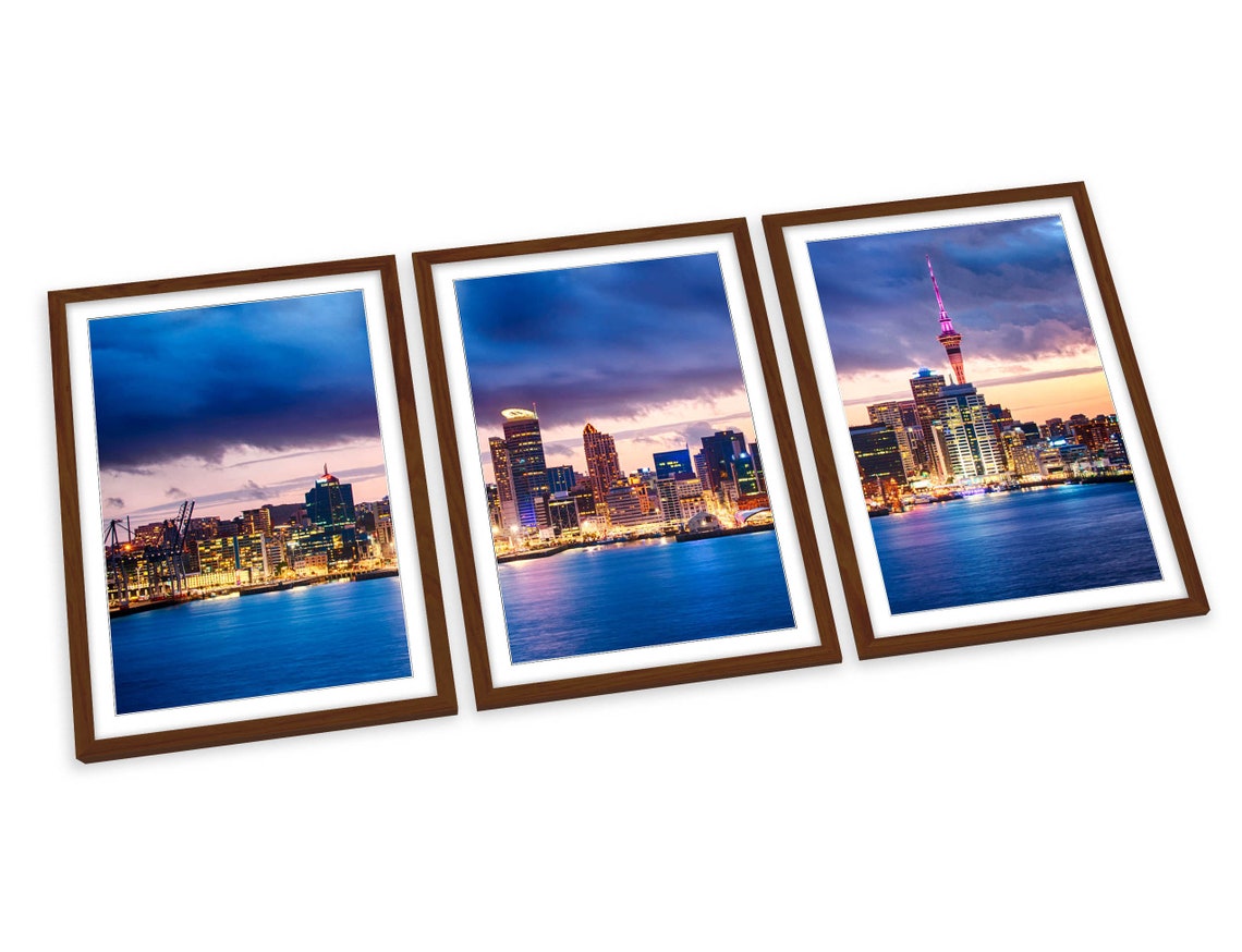 Auckland New Zealand FRAMED ART PRINTS Set Picture Poster Etsy