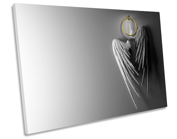 Angel Wings Halo Cloakroom FRAMED ART PRINT Picture Poster Artwork