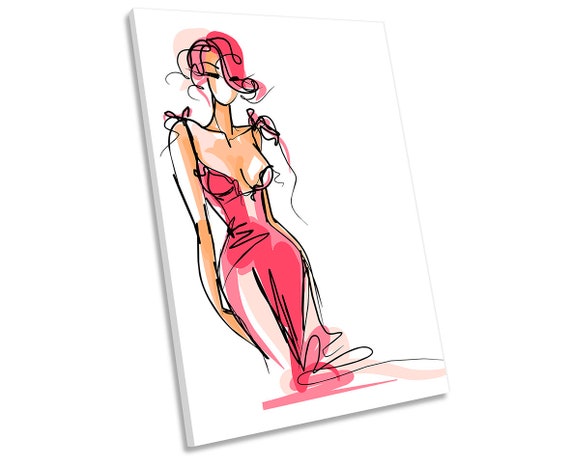 Model dress sketch cheap
