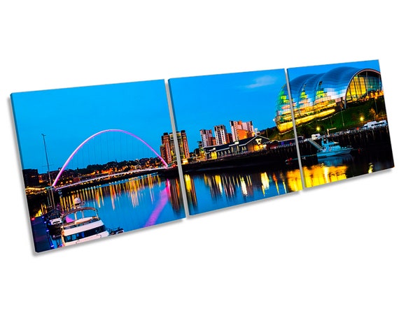 Millennium Bridge Newcastle Picture CANVAS WALL ART Three | Etsy