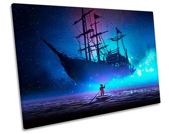 3.5” Cool Pirate Ship Sticker Jolly Roger Treasure Chest Sail Boat
