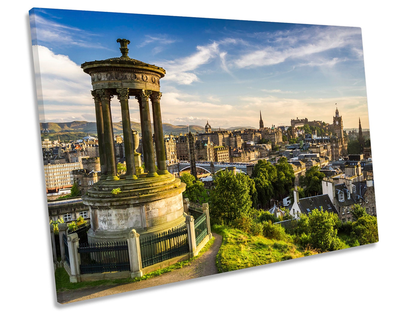 Edinburgh Cityscape Scotland CANVAS WALL ART Picture Print Etsy
