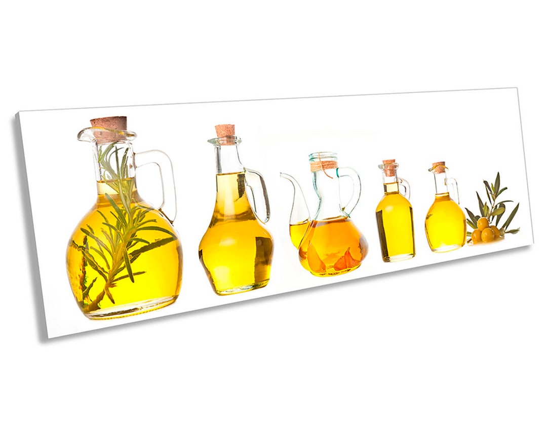 Olive Oil Kitchen Panorama CANVAS WALL ART Print Picture Etsy