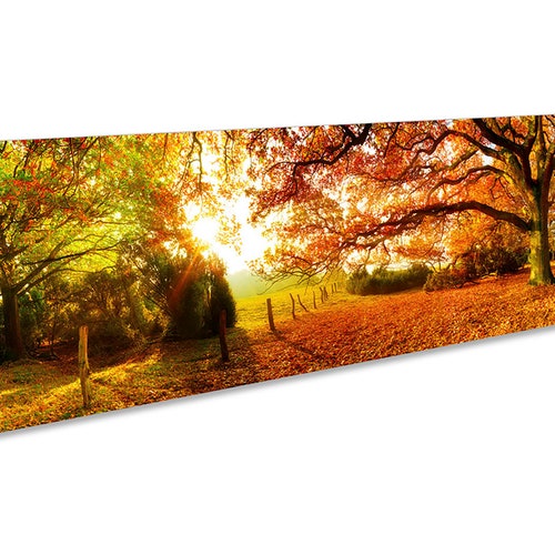 Sunset Tree Abstract Panorama CANVAS WALL ART Print Picture - Etsy