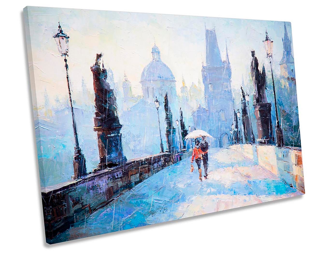 Charles Bridge Prague CANVAS WALL ART Picture Print Etsy