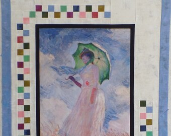 Monet Panel and Fabric Kit-Pattern Included