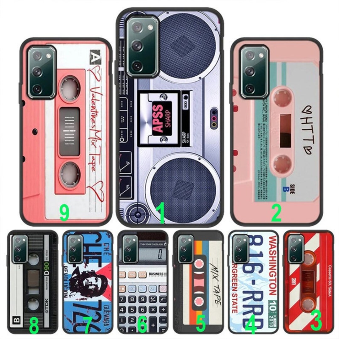 Retro Cassette Phone Case, Vintage Tape iPhone Case for iPhone 14 13 12