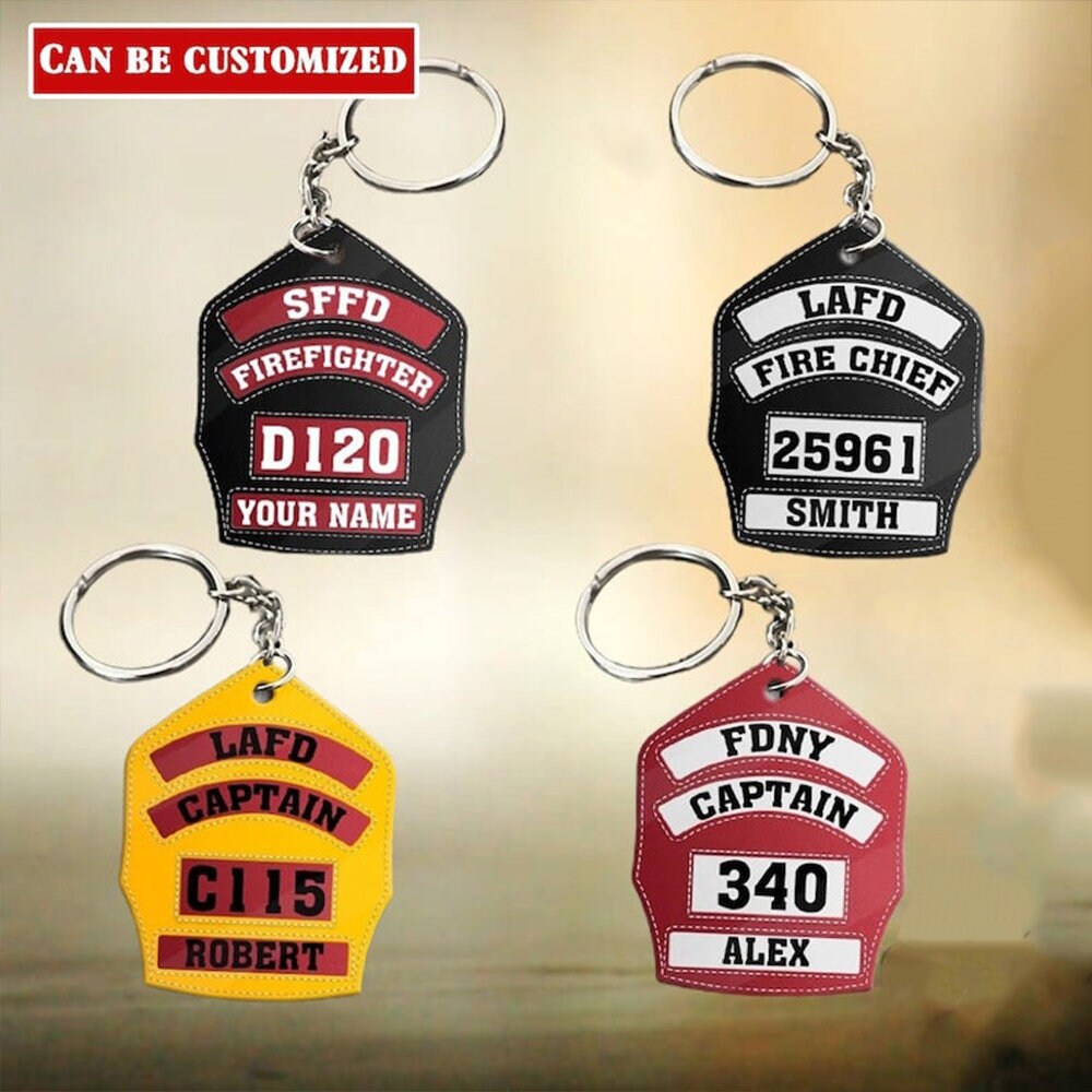 Fire Brigade Name Tag Etsy UK