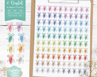 Ballet Shoes Planner Stickers: Printable & Digital (PDF, Cricut, Silhouette Studio, Pre-Cropped PNG for Goodnotes)
