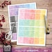 Heart Checklist Printable Planner Stickers, Watercolor Full Box Planner Stickers, Erin Condren Planner Stickers, Checklist Stickers 