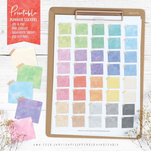 Sticky Note Cricut Etsy