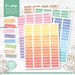 April Dates Printable Planner Stickers, Days of the Month Stickers ...
