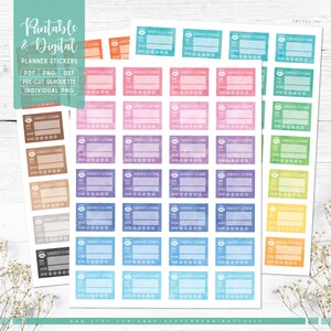 Ljudboksplanerare: Utskrivbara och digitala (PDF, Cricut, Silhouette Studio, Pre-Cropped PNG för Goodnotes)