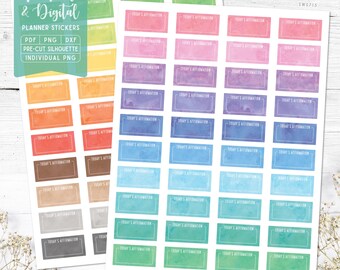 Pegatinas de Afirmación para Planificador: Imprimibles y Digitales (PDF, Cricut, Silhouette Studio, PNG Precortado para Goodnotes)
