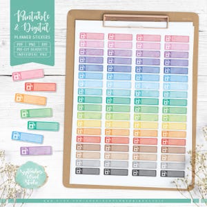 Fuel Planner Stickers: Printable & Digital (PDF, Cricut PNG, Silhouette Studio, Pre-Cropped PNG for Goodnotes)