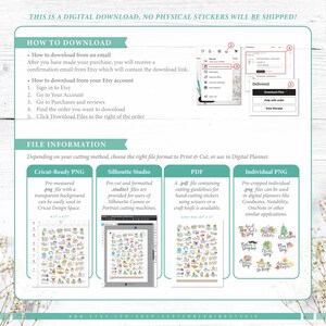 Weekly Mood Tracker Stickers: Printable & Digital (PDF, Cricut, Silhouette Studio, Pre-Cropped PNG for Goodnotes) image 7