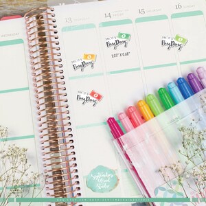 Payday Printable Planner Stickers, Watercolor Payday Stickers, Erin Condren Planner Stickers image 3