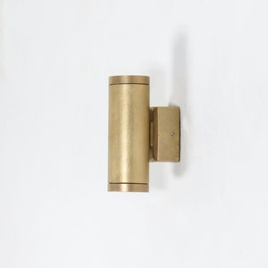 Antique brass up down wall light hot sale