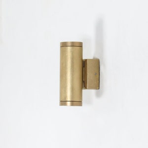 Brass Bathroom Wall Light IP44-IP65 UP DOWN Vanity Light Industrial Outdoor Bulkhead Beam Lamp Flush Mount Wall Washer Hall Garden Black