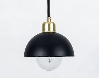 Vintage Pendant Light | Minimal Hanging Light Loft | Mid Century Modern Pendant | Retro Hanging Lamp| Kitchen Island Light | Retro Lampshade
