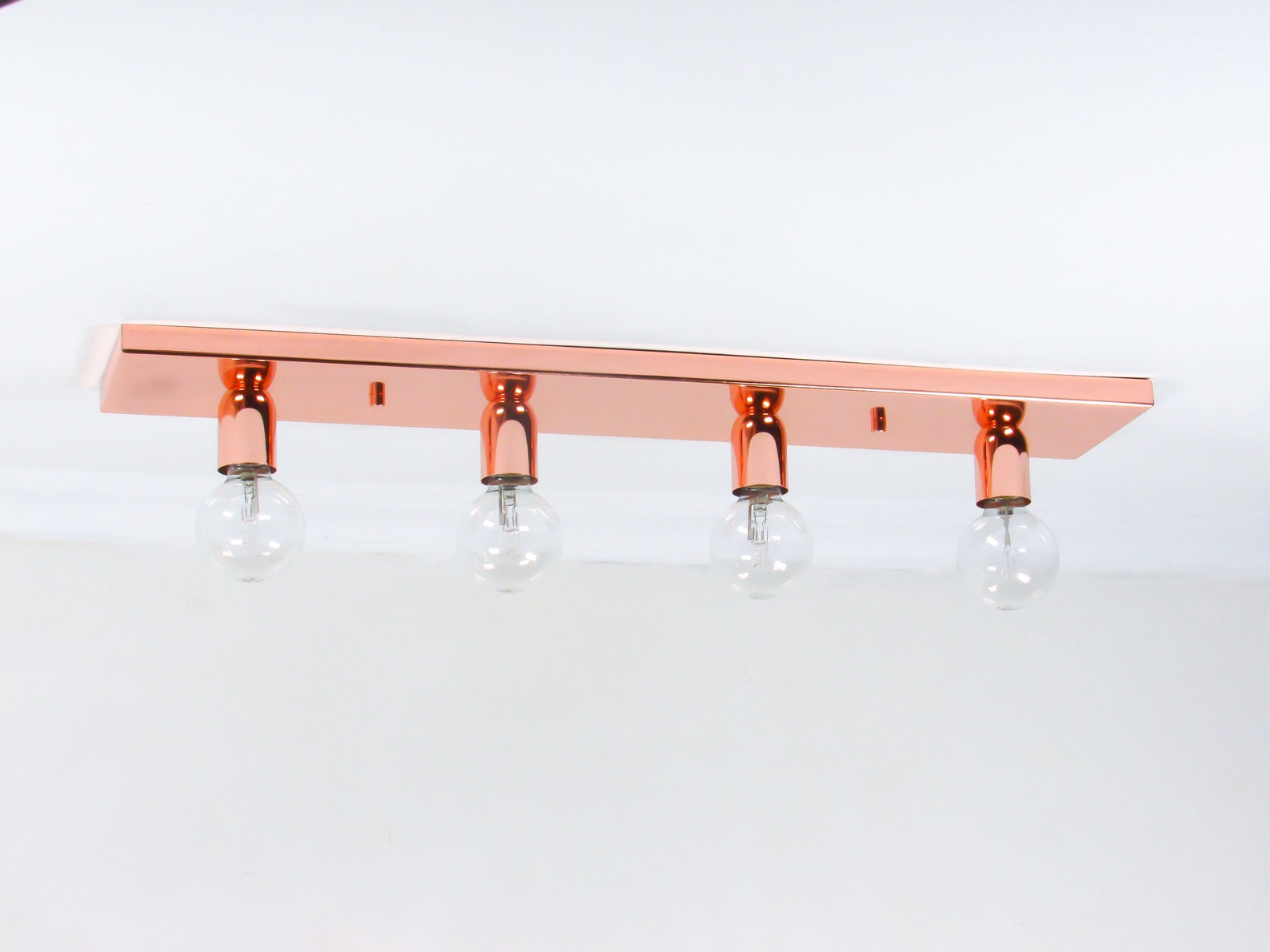 Flush Mount Ceiling Light Vanity Geometric Mid Century Modern Etsy