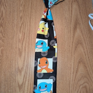 Corbata ajustable para niños, preadolescentes y adolescentes con personajes de anime