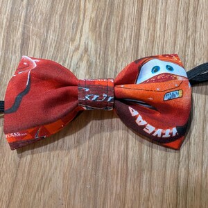 Character Cartoon Adjustable Bowtie Children/toddlers even pets Red Car