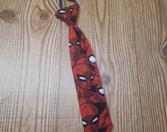 Toddler Children's adjustable Super Hero Neck tie