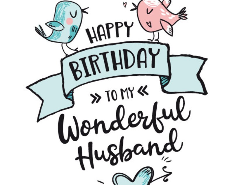 Free Printable Husband Birthday Card Printable World Holiday