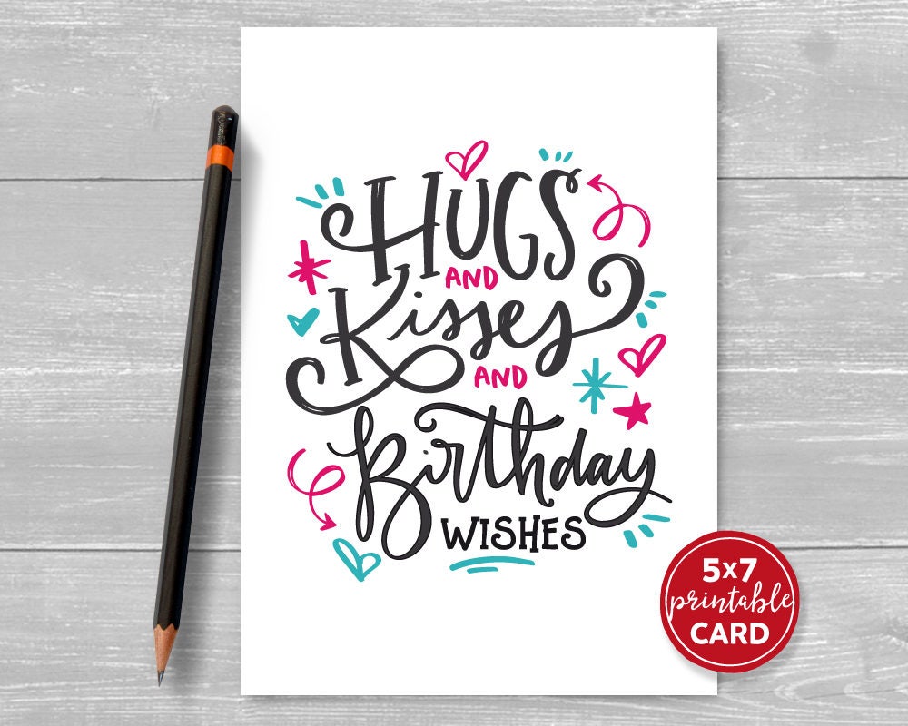 Make A Wish Birthday Book — Hugs and Kisses XO