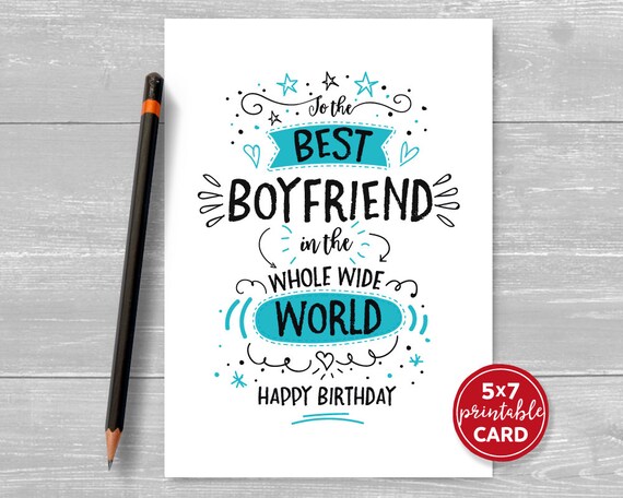 birthday card designs for boyfriend