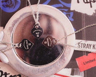 スキズ　ハン　ジソン　指輪　ネックレス　グッズ　トレカ Amazon | Stray Kids リング 指輪 メンバー ネックレス 黒紐付き