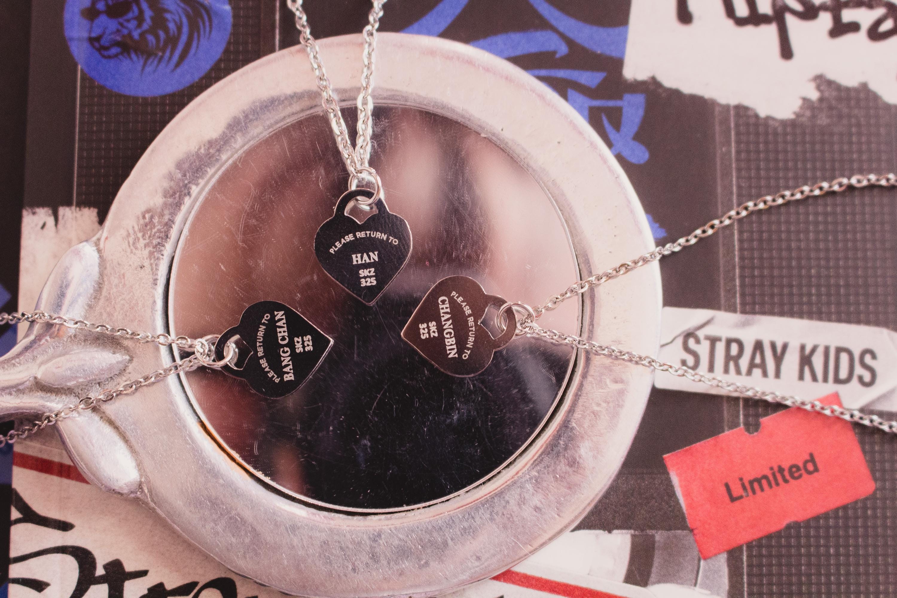 5-STAR bangchan NECKLACE & RING セット 5-Star] Necklace - Bang Chan - Hey!Hallyu