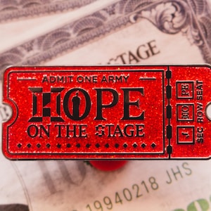 Hope On The Stage enamel pin | J-Hope Tour | BTS Pin Hope World, Jack In The Box, Hope On The Street