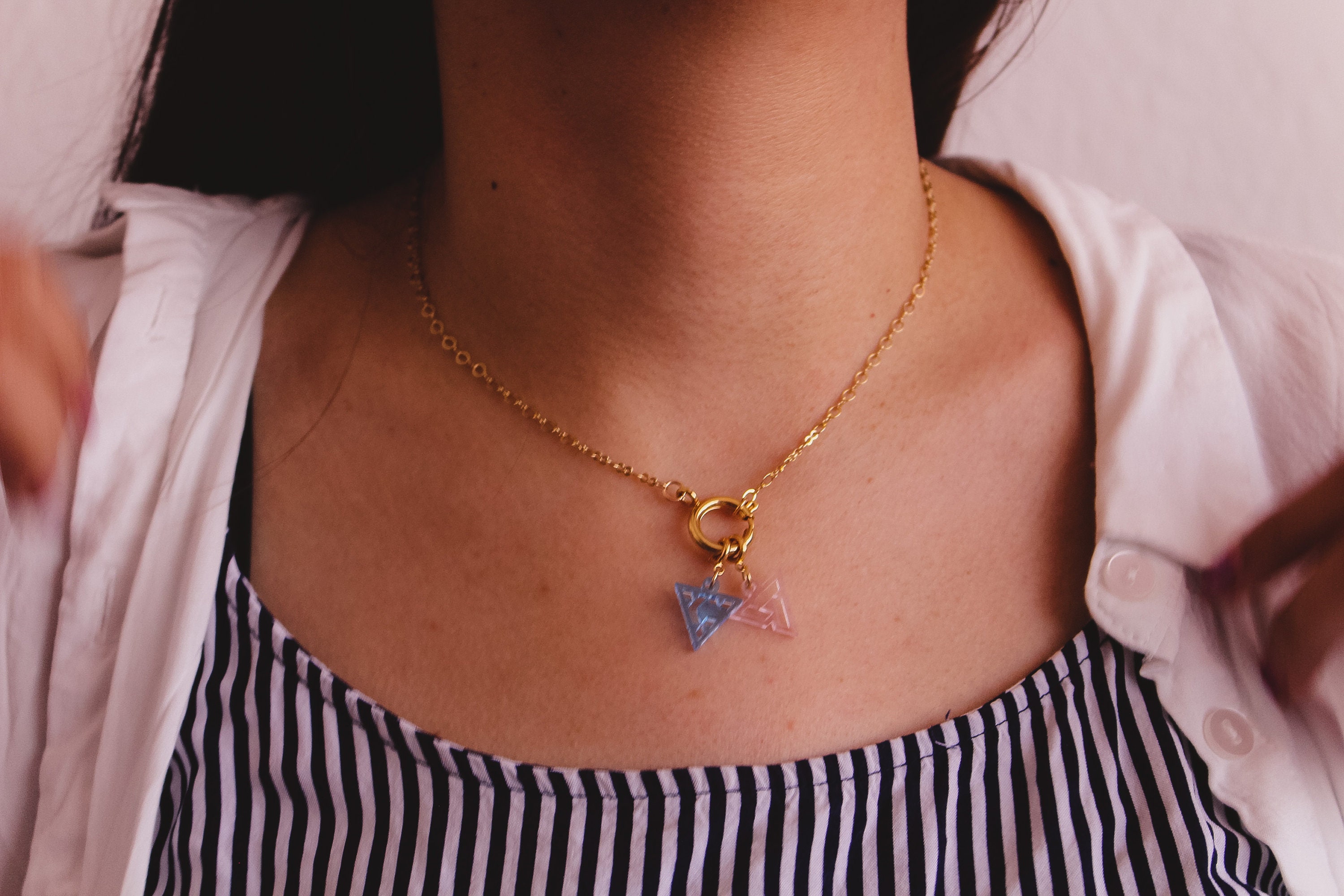【FOURCOMMA】BEADS HEART SS NECKLACE▲SEVENTEEN着用 ☆SEVENTEEN ジョンハン 着用！！【FOURCOMMA】BEADS HEART SS