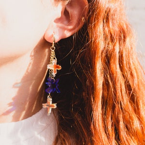 Freefall Earrings, TXT Earrings, Kpop Earrings, Kpop Jewelry, TOMORROW X TOGETHER Freefall Yeonjun, Soobin , Beomgyu , Taehyun , Huening Kai