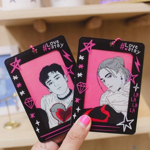 SKZ Rockstar Stray Kids Acryl-Fotokartenhalter Schlüsselanhänger Lollapalooza Bang Chan, Lee Know, Changbin, Hyunjin, Han, Felix, Seungmin und I.N.