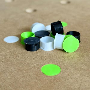Tampões para furos MFT de 20 mm | Tampões para furos de grampos de bancada | Acessórios Festool MFT | Tampas para furos de bancada | Arquivo STL para impressão 3D