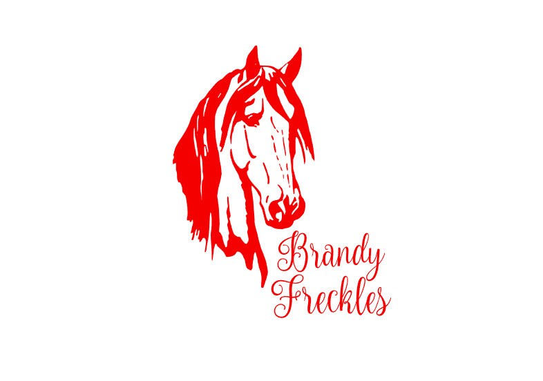 Personalized Horse Head Decal Custom Horse Decal Horse | Etsy