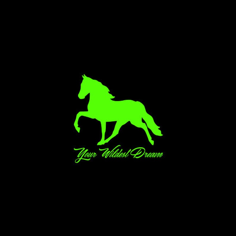Personalized Walking Racking Horse Decal Gaited Horses Etsy