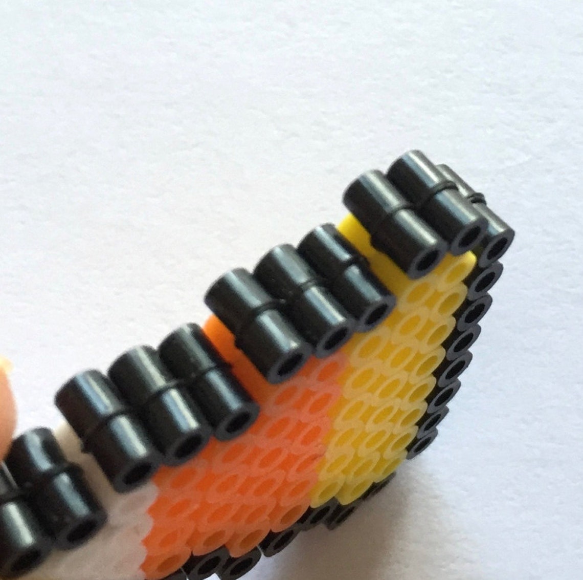 Halloween Candy Corn Perler Bead Earrings Perler Bead - Etsy