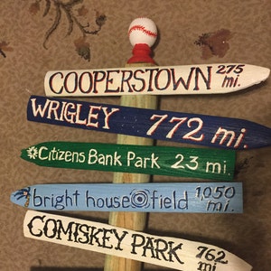 Baseball Stadium reclaimed wood signs image 1