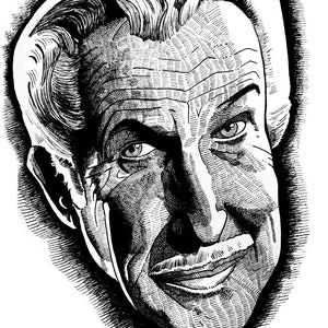 Vincent Price print (postcard-size)